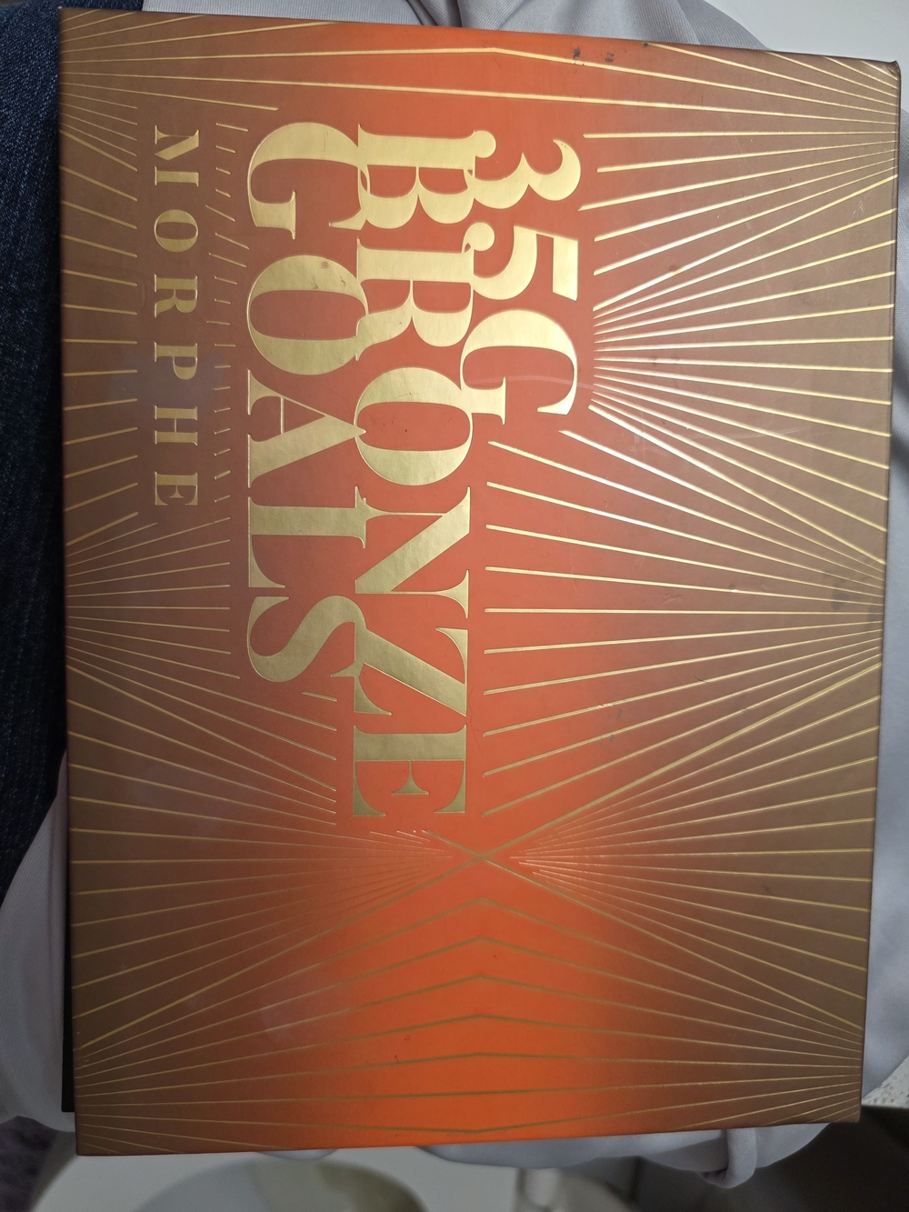 Morphe Bronze Goals Eyeshadow Palette — Orange & Gold Accents